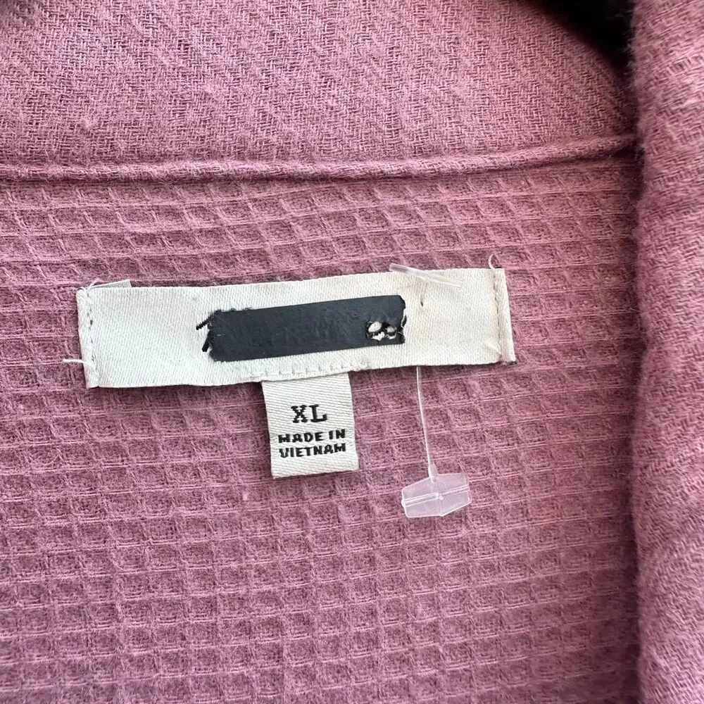 Madewell Branner Waffleback Shirt Jacket XL Faded Fig $88 • New - Picture 9 of 10